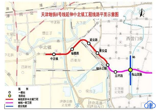 天津地铁8号线最新线路图,天津地铁8号线最新线路图解析